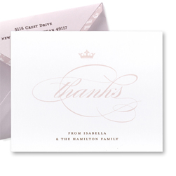Little Princess Thank You Notes