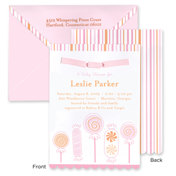 Little Lollipop Announcement Cards