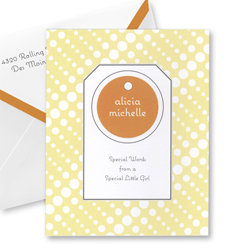 Sunny Yellow Thank You Notes