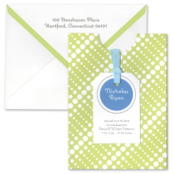 Modern Lime Tiny Tag Announcements