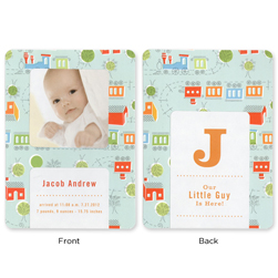 Choo Choo Photograph Announcement Cards