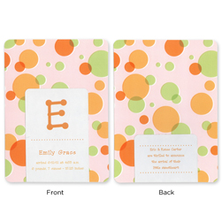 Pink Bubbles Announcement Cards