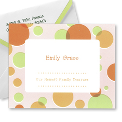 Pink Bubbles Thank You Notes
