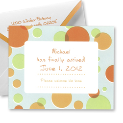 Blue Bubbles Thank You Notes