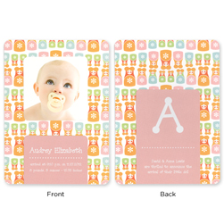 Sweet Dolly Photograph Announcement Cards