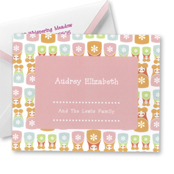 Sweet Dolly Thank You Notes