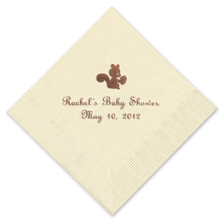 Forest Friends Foil-Pressed Napkin