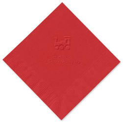 Choo-Choo Embossed Napkin