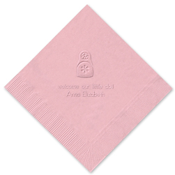 Sweet Dolly Embossed Napkin