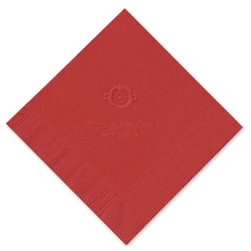 Hello Monkey Embossed Napkin