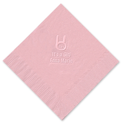Hello Bunny Embossed Napkin