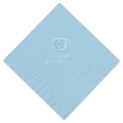 Hello Cub Embossed Napkin