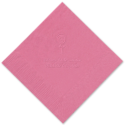 Lollipop Embossed Napkin