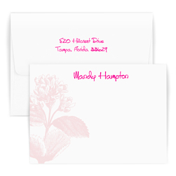Pink Botanical Card