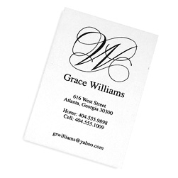 Flourish Calling Card